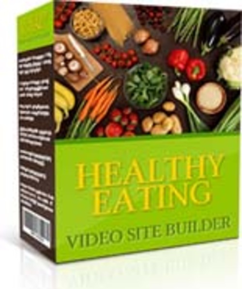 Product picture  Healthy Eating Video Site Builder 